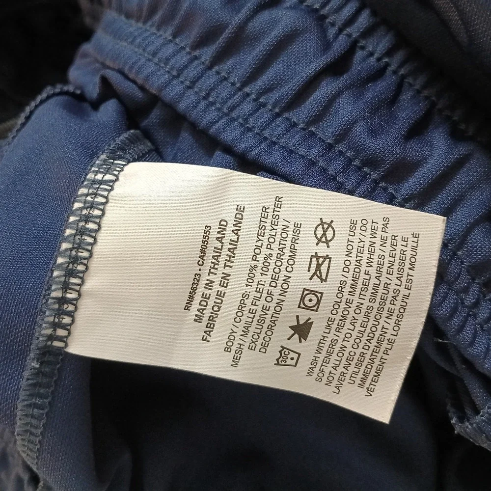 Nike Track Pants Mens Medium Navy Blue Excellent Indian River Football Dri-FIT